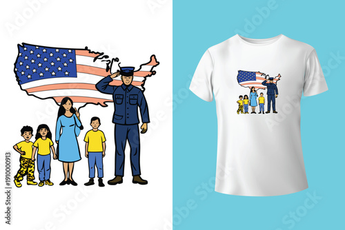 Freedom soars eagle typography memorial vector graphic t-shirt design print