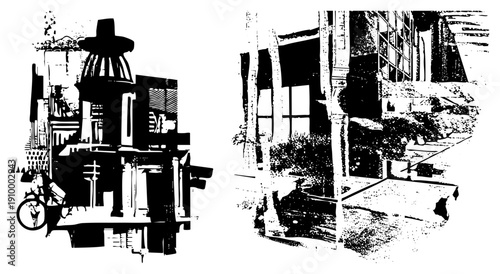 Classic arcade machine with joystick and screen, retro gaming console, pixel art style, nostalgic game cabinet, isolated vector graphic.