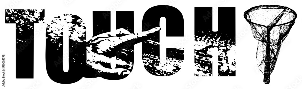 Obraz premium Graphic design featuring the word 