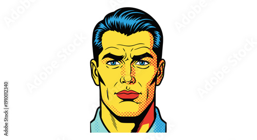 Comic Book Male Character.