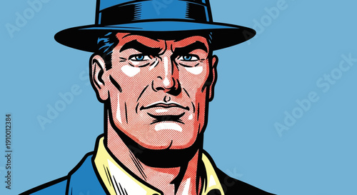 Comic Book Character Portrait.