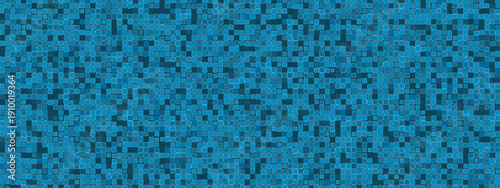  blue wall ceramic tiles mosaic bottom of the swimming pool