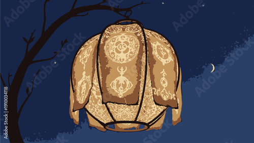 Mysterious ancient cloak with intricate designs