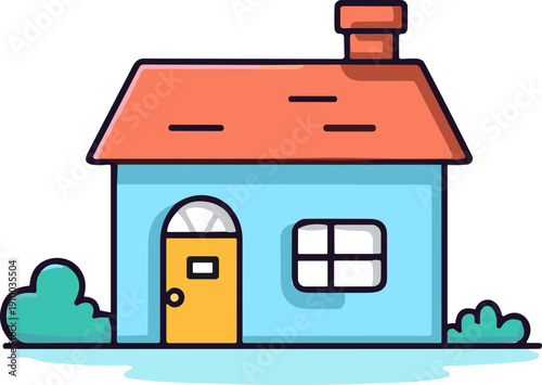 심플한 집 일러스트