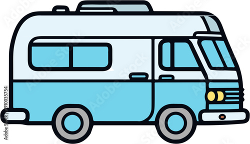 캠핑카 일러스트