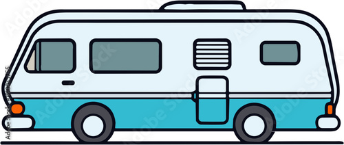 캠핑카 일러스트