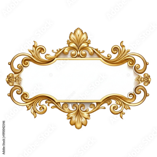 Luxury Gold Baroque Ornamental Frame