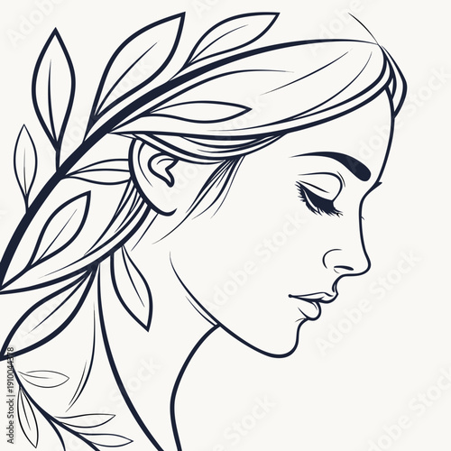 Elegant Female Sketch 1