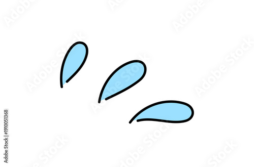 焦りの漫符アイコン