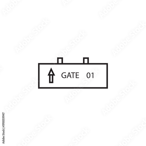 airport gate icon