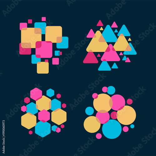 abstract background. optical illusion background