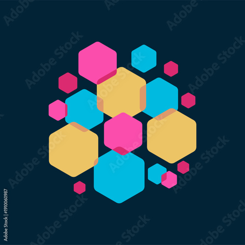 abstract background. optical illusion background