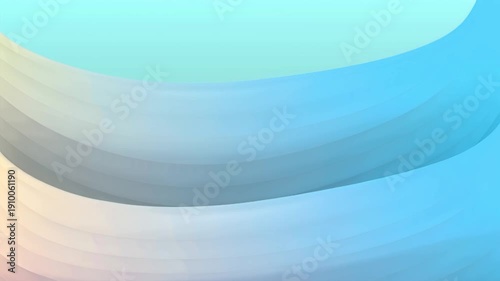 Abstract Blue Gradient Wave Background With Soft Curved Layers For Modern Minimal Design Projects, educational, no logos, no text