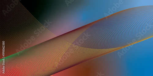 Navy blue red and white abstract shape background with grainy gradient and black noisy texture for wide banner poster header design