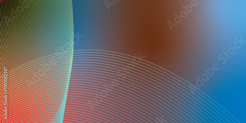 Navy blue red and white abstract shape background with grainy gradient and black noisy texture for wide banner poster header design