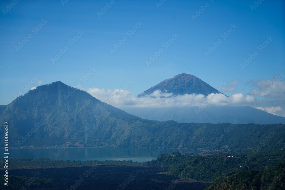 Fototapeta premium one of the volcanoes in Bali. Mount Agung Bali Indonesia