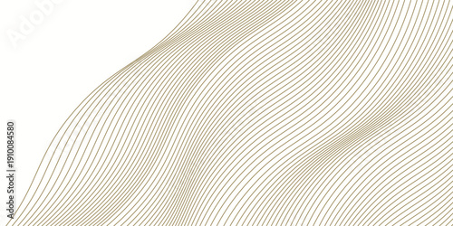 simple abstract dark brown color thin wavy line pattern a white background with a pattern of lines drawn by a line