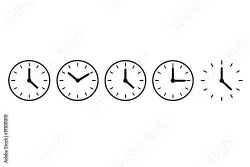 Simple Time Clocks Display
