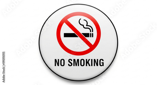 Free Download No smoking sign with red circle and cigarette icon on white background - GFXLoad