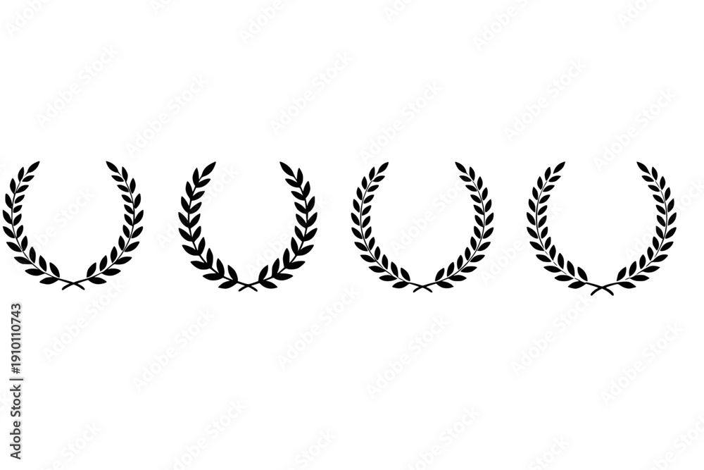 Obraz premium Simple Laurel Wreath Design