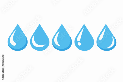 Simple Water Drops Design