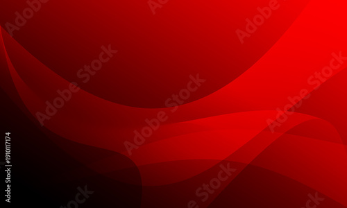 red stripes lines wave curves soft shine light and gradient abstract background
