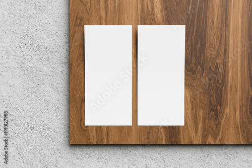 dl flyer mockup Blank