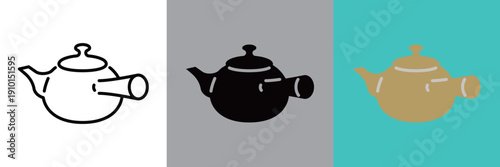 急須のアイコンパターン