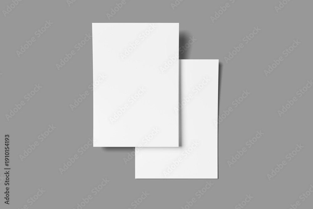 Fototapeta premium Realistic A4 Flyer 