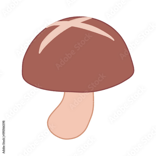 vector illustration of a mushroom