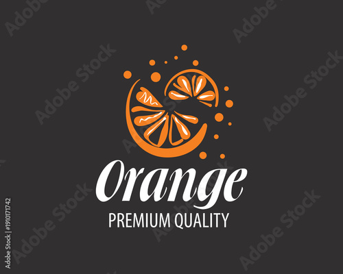 Vibrant citrus drink. Energetic design showcasing zesty orange splash. Colorful illustration of sparkling citrus drink with lively bubbles