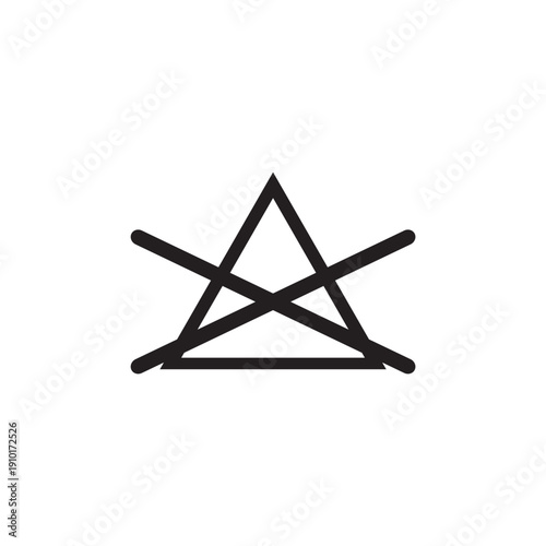 Laundry icons garment care instructions on labels machine wash or hand vector design