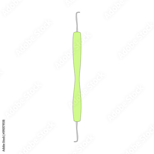 Dental Scaler Tool Illustration
