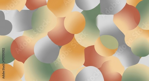 Organic shapes with soft gradients create a seamless abstract background pattern