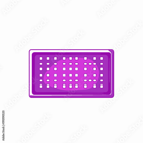 LED Grow Light Panel with Purple Spectrum for Plants