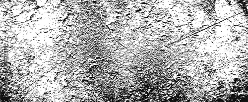Heavy Grunge Distressed Vector Texture Overlay Rough Black and White Surface Background