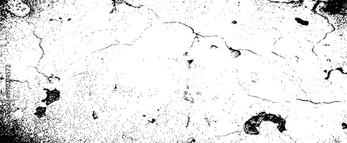 Black grunge overlay texture distressed concrete wall surface vector background