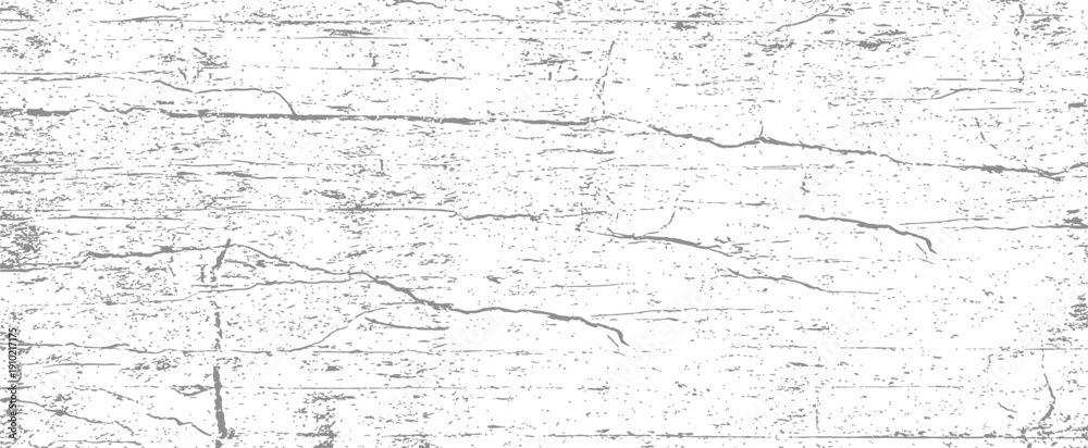 Obraz premium Gray Cracked Distressed Vector Texture Overlay Background Grunge Effect