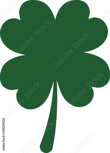  Four Leaf Clover Icon Green Lucky Charm Symbol St Patrick's Day