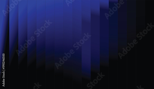 Abstract Blue and Black Gradient Lines – Modern Striped Glass Background