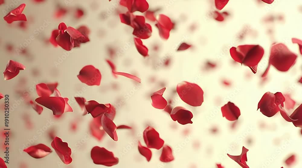custom made wallpaper toronto digitalRed Rose Petals Falling Slow Motion Wedding Background Video.
