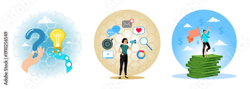 Artificial intelligence technology, enhancing marketing strategies, entrepreneurs achieve financial.