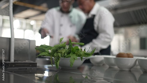 Adult students are upskilling to be restaurant chef. Education, occupation.