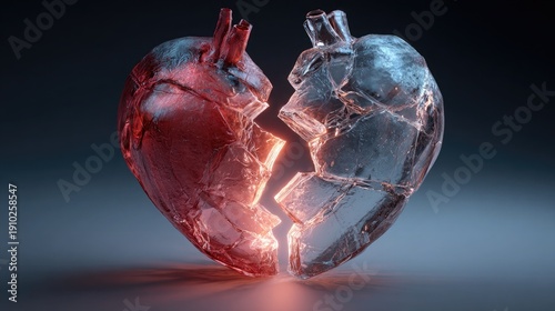 Broken Glass Heart Dramatic Concept