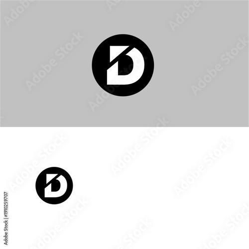 Modern DIZNOTE Brand Identity Featuring a Geometric Circular D Monogram Logo and Bold Sans Serif Typography for Corporate Tech Startups