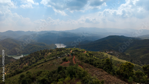view of the mountains