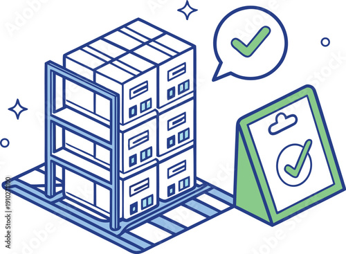 Smart Stock Availability Icon for Real-Time Inventory Status and Grocery Item Visibility