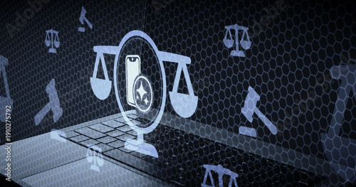 Bild auf Leinwand Justicia penal y análisis forense asistido por inteligencia artificial en el tri
