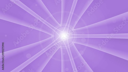 Soft radial paper star background animation, Soft radial abstract background with folded paper-like rays converging to a central star