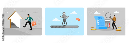 Entrepreneurs improve skills towards success, implementing AI, calculate and analyze tax planning.